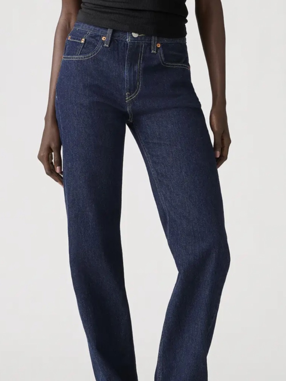 Levi's Women's Straight Leg Jeans in Dark Indigo